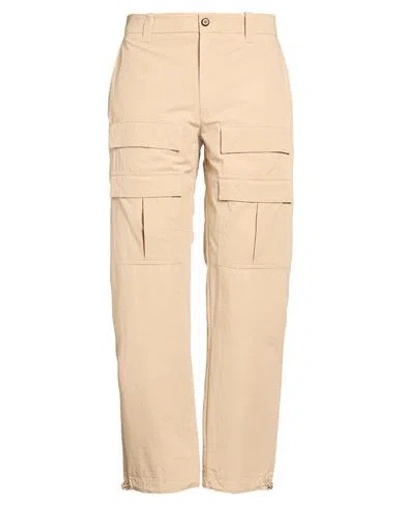 Eleventy Man Pants Beige Size 34 Cotton In Neutral