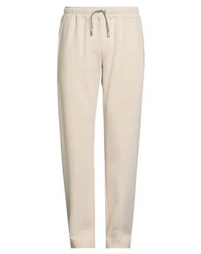Eleventy Man Pants Beige Size Xxl Viscose, Polyamide, Elastane In Neutral