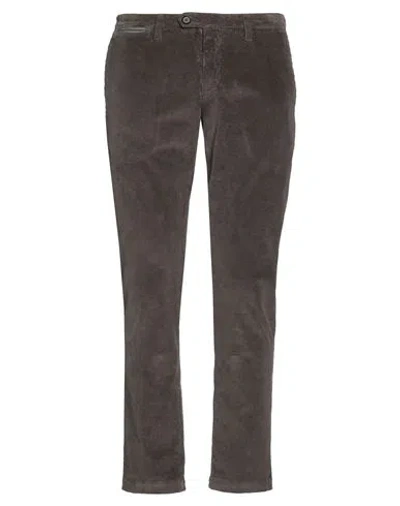 Eleventy Man Pants Dark Brown Size 30 Cotton, Elastane