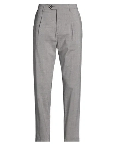 Eleventy Man Pants Grey Size 33 Wool, Elastane In Gray