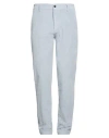 Eleventy Man Pants Light Blue Size 34 Cotton, Elastane In Blue