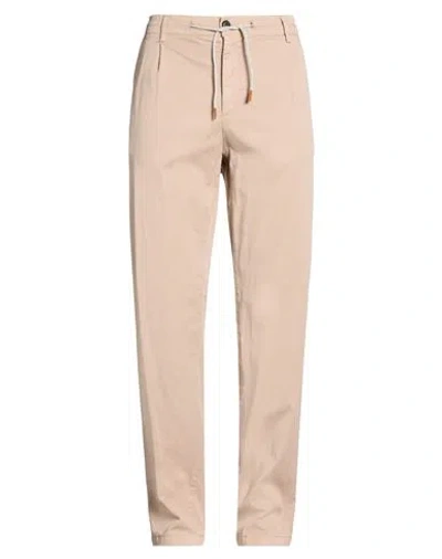 Eleventy Man Pants Light Brown Size 33 Lyocell, Cotton, Elastane In Neutral