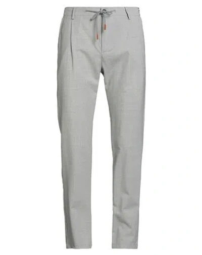 Eleventy Man Pants Light Grey Size 32 Wool, Elastane In Gray