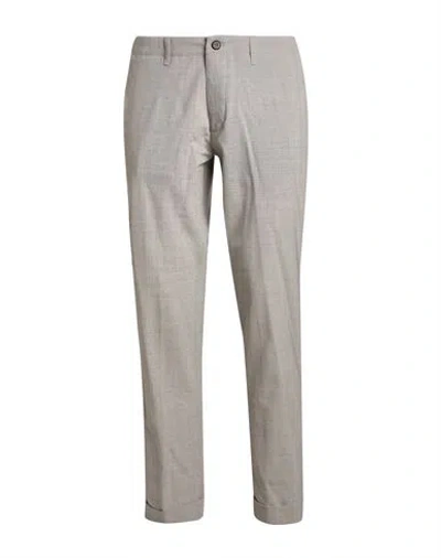 Eleventy Man Pants Light Grey Size 33 Wool, Elastane In Gray