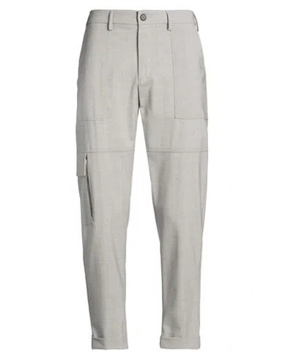 Eleventy Man Pants Light Grey Size 33 Wool, Elastane In Gray