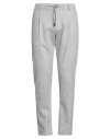 Eleventy Man Pants Light Grey Size 34 Wool, Cashmere, Elastane In Gray