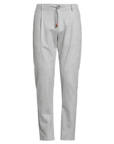 Eleventy Man Pants Light Grey Size 34 Wool, Cashmere, Elastane In Gray