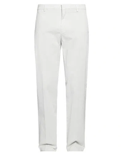 Eleventy Man Pants Light Grey Size 38 Cotton, Lyocell, Silk, Elastane