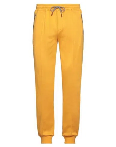 Eleventy Man Pants Marigold Size Xxl Cotton, Polyamide