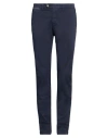 Eleventy Man Pants Midnight Blue Size 31 Cotton, Elastane In Blue