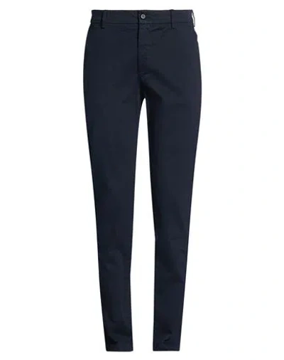 Eleventy Man Pants Midnight Blue Size 31 Cotton, Elastane