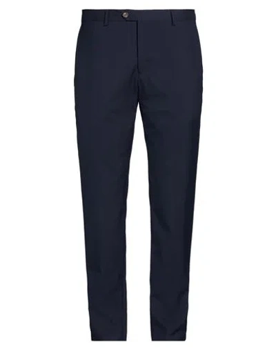 Eleventy Man Pants Midnight Blue Size 34 Wool In Multi