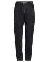 Eleventy Man Pants Midnight Blue Size 36 Wool, Cashmere, Elastane In Black