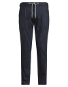 Eleventy Man Pants Midnight Blue Size 40 Wool, Cashmere, Elastane In Blue