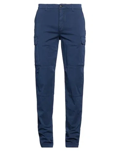 Eleventy Man Pants Navy Size 29 Cotton, Lyocell, Elastane In Blue