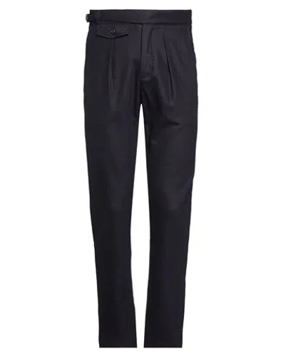Eleventy Man Pants Navy Size 29 Wool, Cashmere, Elastane In Blue