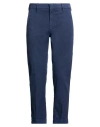 Eleventy Man Pants Navy Size 31 Cotton, Lyocell, Silk, Elastane