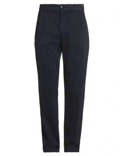 Eleventy Man Pants Navy Size 33 Cotton, Elastane In Blue