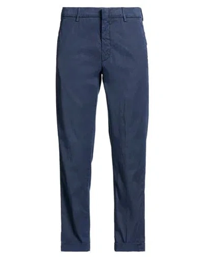 Eleventy Man Pants Navy Size 33 Lyocell, Cotton, Elastane