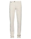 Eleventy Man Pants Off White Size 29 Cotton, Elastane