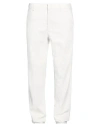Eleventy Man Pants Off White Size 30 Cotton, Lyocell, Silk, Elastane