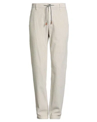 Eleventy Man Pants Off White Size 31 Cotton