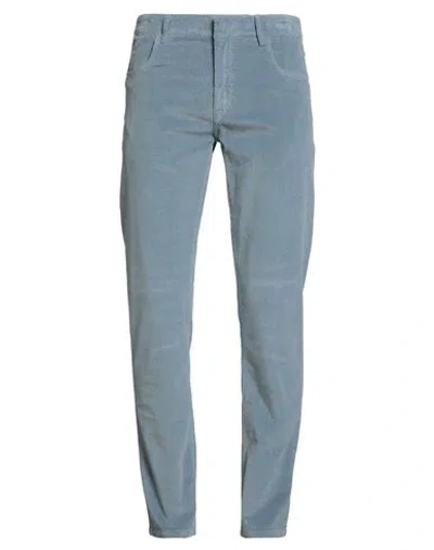 Eleventy Man Pants Pastel Blue Size 33 Cotton, Lyocell, Elastane