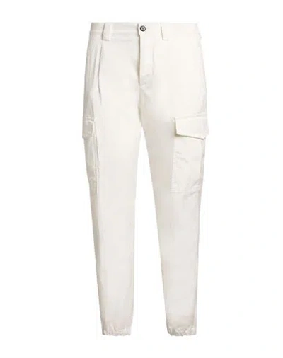 Eleventy Man Pants White Size 33 Cotton