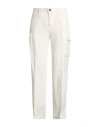 Eleventy Man Pants White Size 33 Linen In White