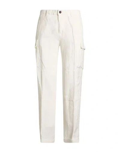 Eleventy Man Pants White Size 33 Linen