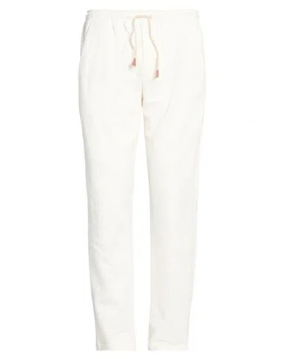 Eleventy Man Pants White Size Xxl Cotton