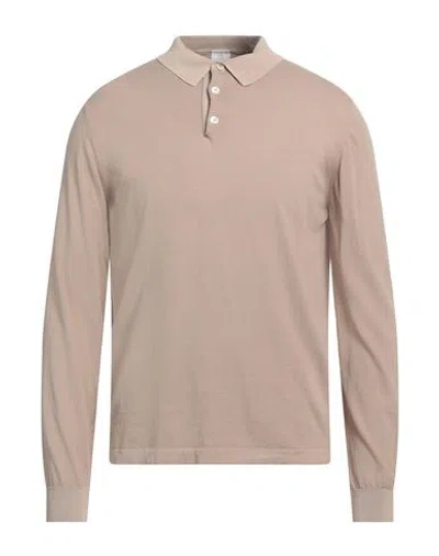 Eleventy Man Polo Shirt Sand Size Xl Cotton In Beige