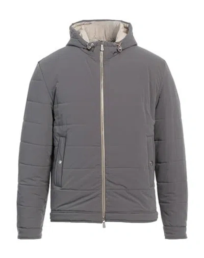 Eleventy Man Puffer Grey Size 44 Polyamide, Elastane
