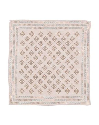 Eleventy Man Scarf Antique Rose Size - Wool, Cotton In Pink