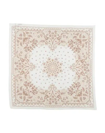 Eleventy Man Scarf Ivory Size - Cotton In White