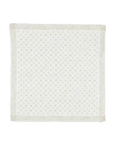 Eleventy Man Scarf Light Green Size - Wool, Cotton In White