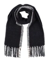 Eleventy Man Scarf Midnight Blue Size - Alpaca Wool, Wool
