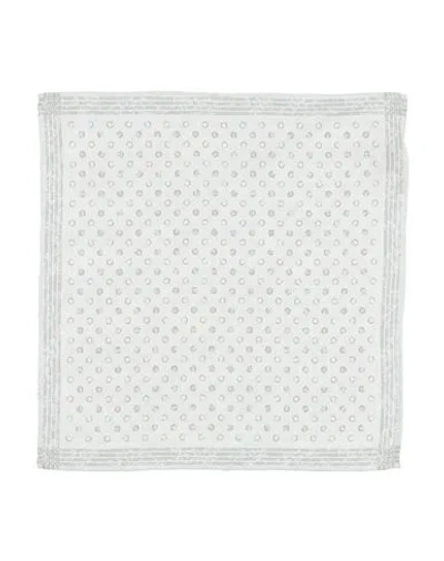 Eleventy Man Scarf Sky Blue Size - Wool, Cotton In Gray