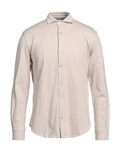 Eleventy Man Shirt Beige Size Xxl Cotton