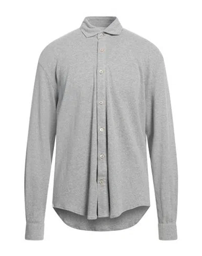 Eleventy Man Shirt Grey Size Xxl Cotton