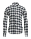 Eleventy Man Shirt Midnight Blue Size S Cotton In Multi