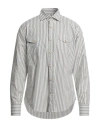 Eleventy Man Shirt Sage Green Size 16 ½ Cotton, Silk