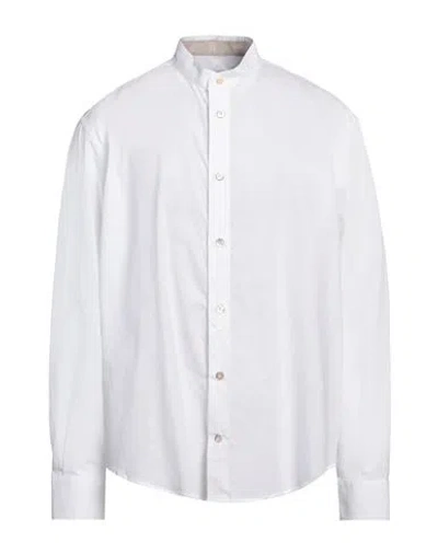 Eleventy Man Shirt White Size 3xl Cotton