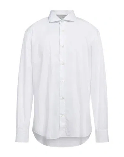Eleventy Man Shirt White Size 3xl Cotton