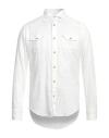 Eleventy Man Shirt White Size S Linen In White