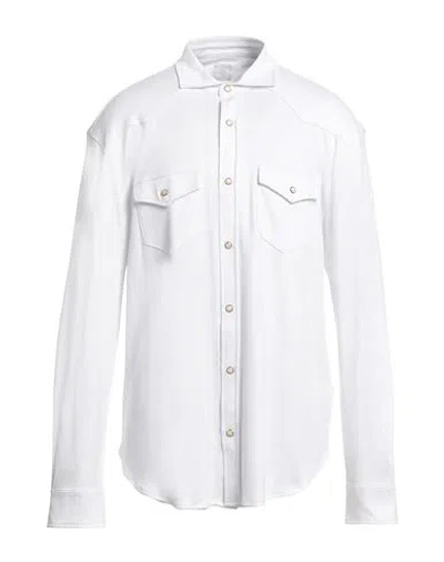 Eleventy Man Shirt White Size Xl Cotton