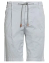 Eleventy Man Shorts & Bermuda Shorts Light Grey Size 30 Cotton, Elastane In Gray