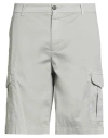 Eleventy Man Shorts & Bermuda Shorts Light Grey Size 34 Cotton, Elastane In Gray