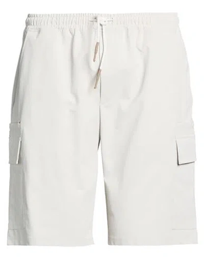 Eleventy Man Shorts & Bermuda Shorts Off White Size 3xl Polyurethane, Cotton In Neutral