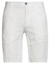 Eleventy Man Shorts & Bermuda Shorts White Size 32 Cotton In White